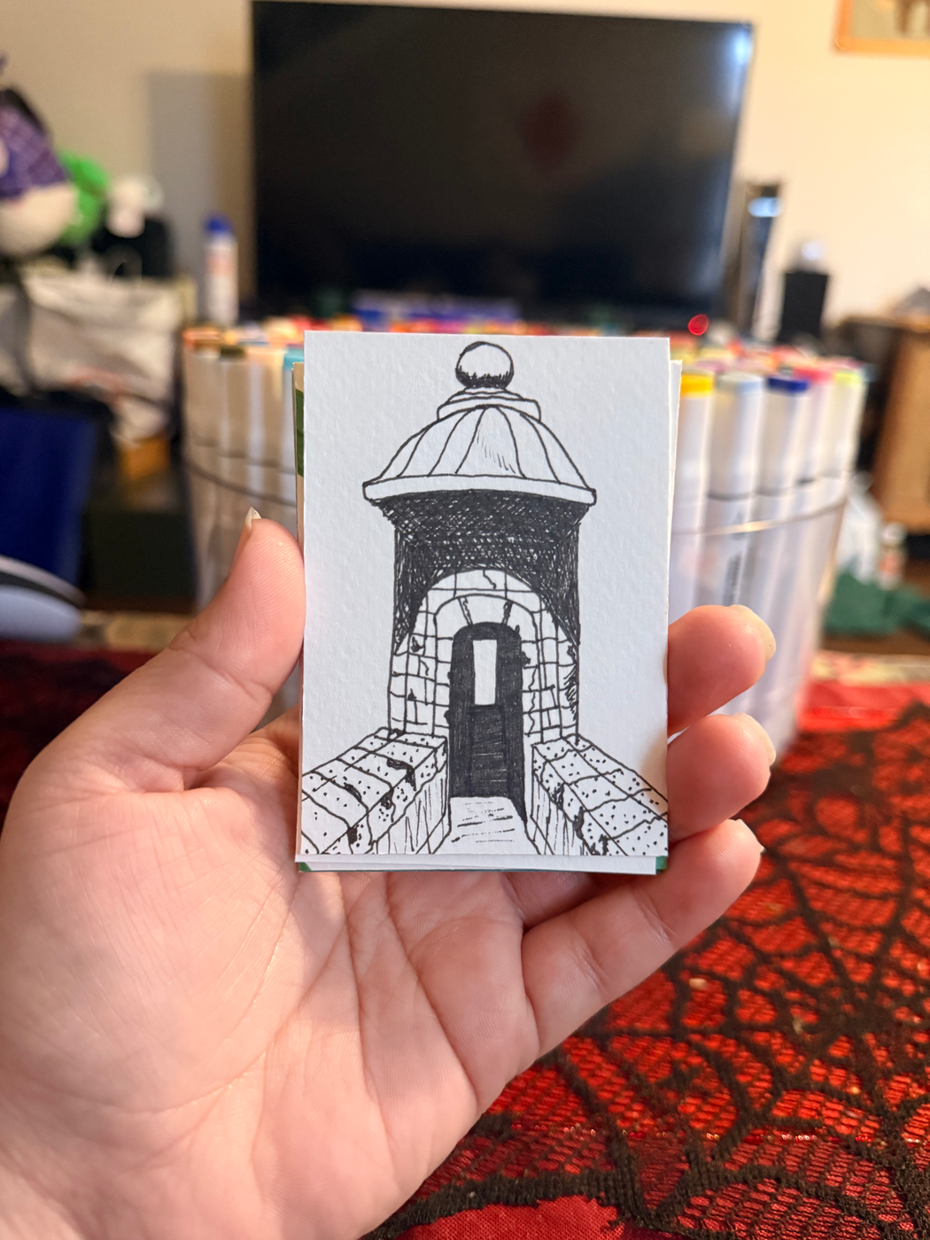 El morro historic site aceo art card