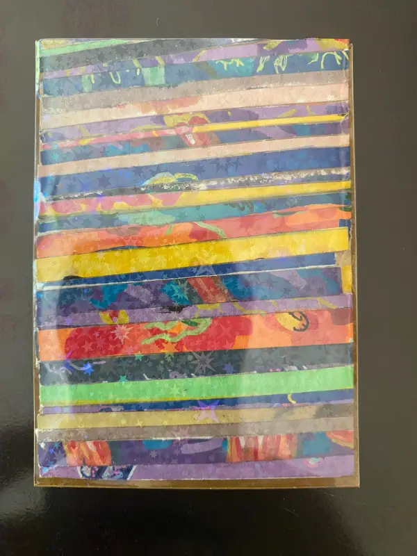 Trimming aceo art card