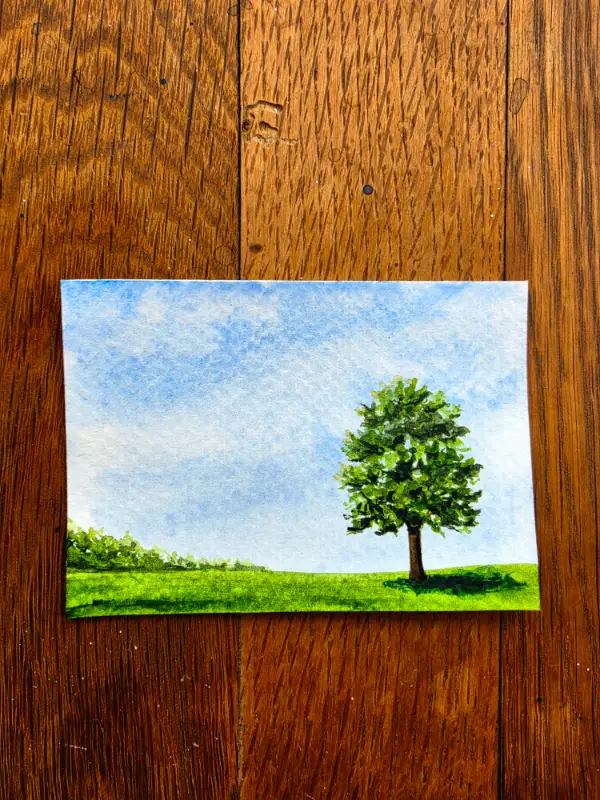 The Mighty Oak aceo art card
