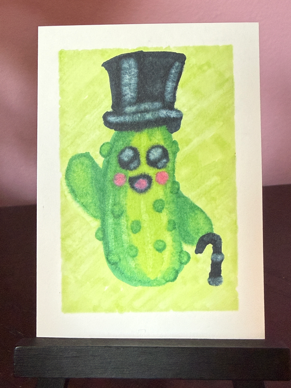 Mr. Pickles, Esquire aceo art card