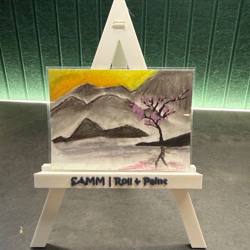 The Lonely Tree aceo art card