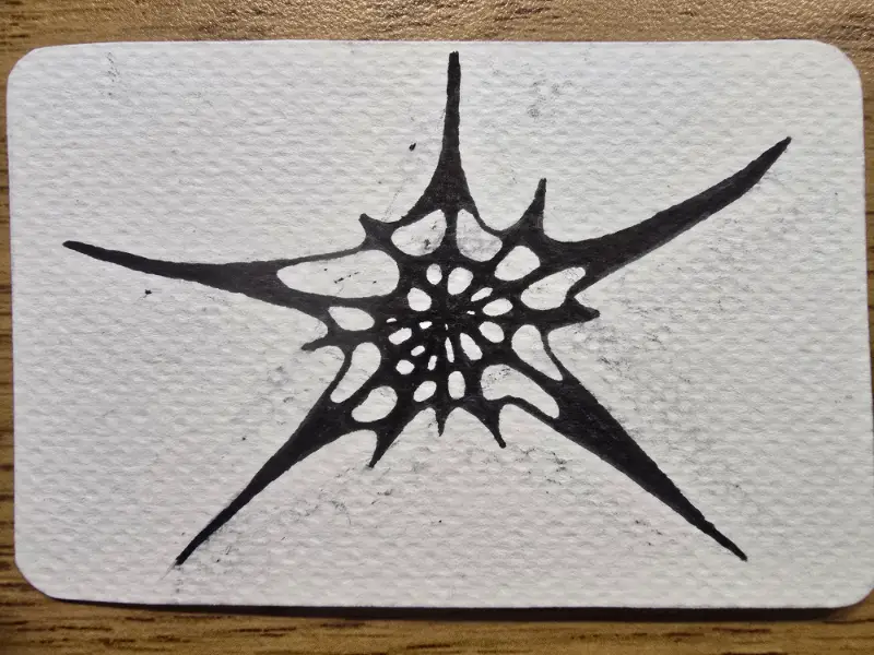 I AM A STAR aceo art card