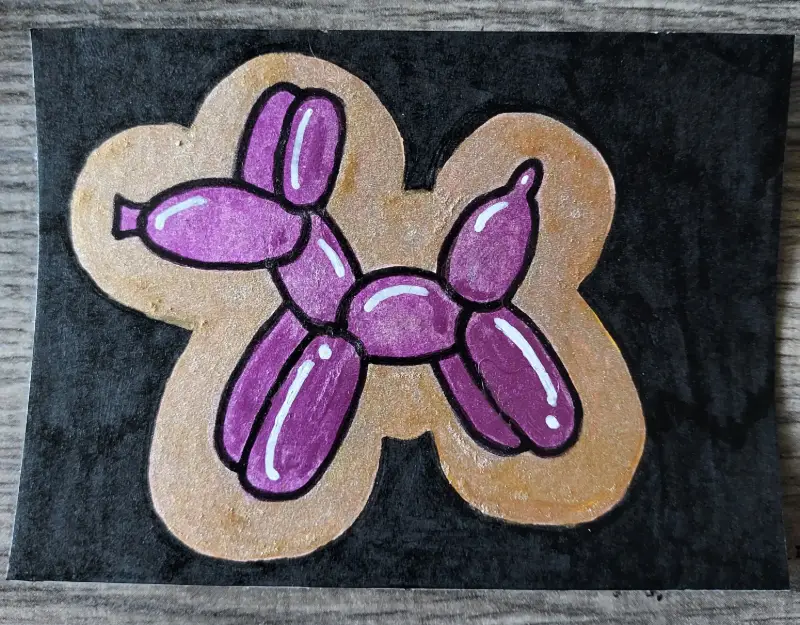 Mr. POP aceo art card