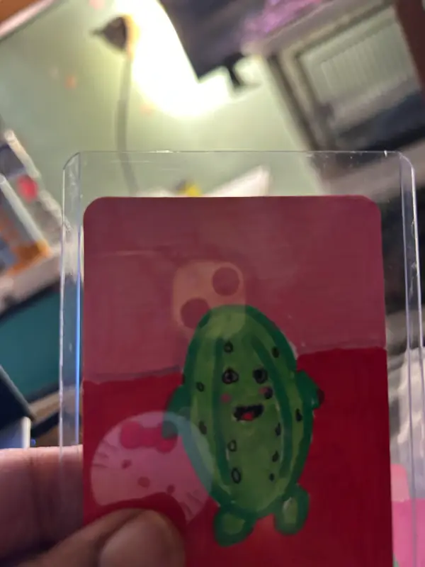 Pickle aceo art card