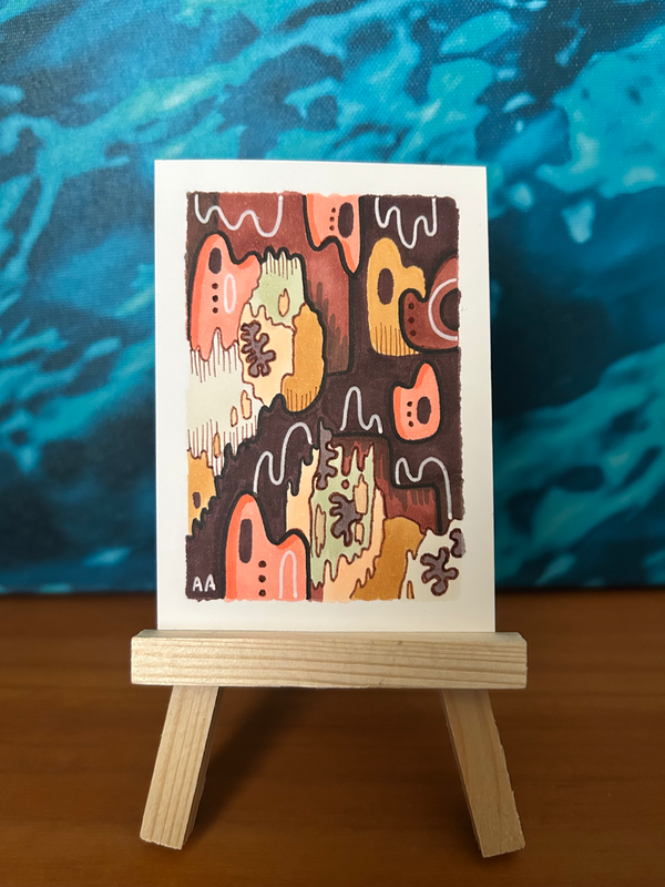 Caverns aceo art card