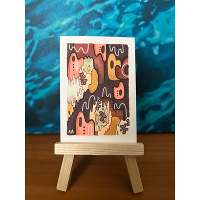 Caverns aceo art card thumbnail 1