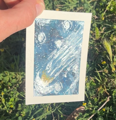 A Falling Star aceo art card thumbnail 2