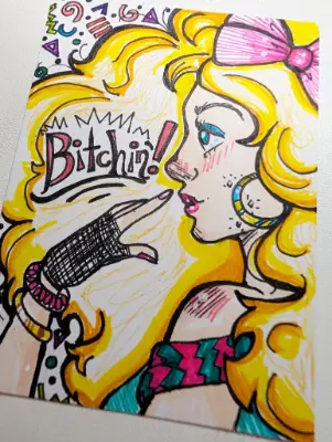 Mallrat #1 - B*tchin' aceo art card thumbnail 2