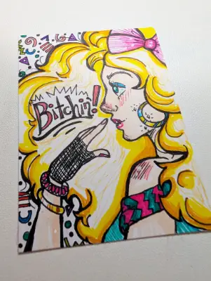 Mallrat #1 - B*tchin' aceo art card thumbnail 3