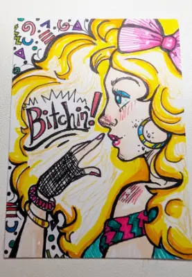 Mallrat #1 - B*tchin' aceo art card thumbnail 1