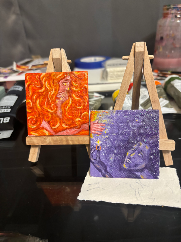 Valentine aceo art card