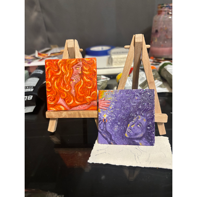 Valentine aceo art card thumbnail 1