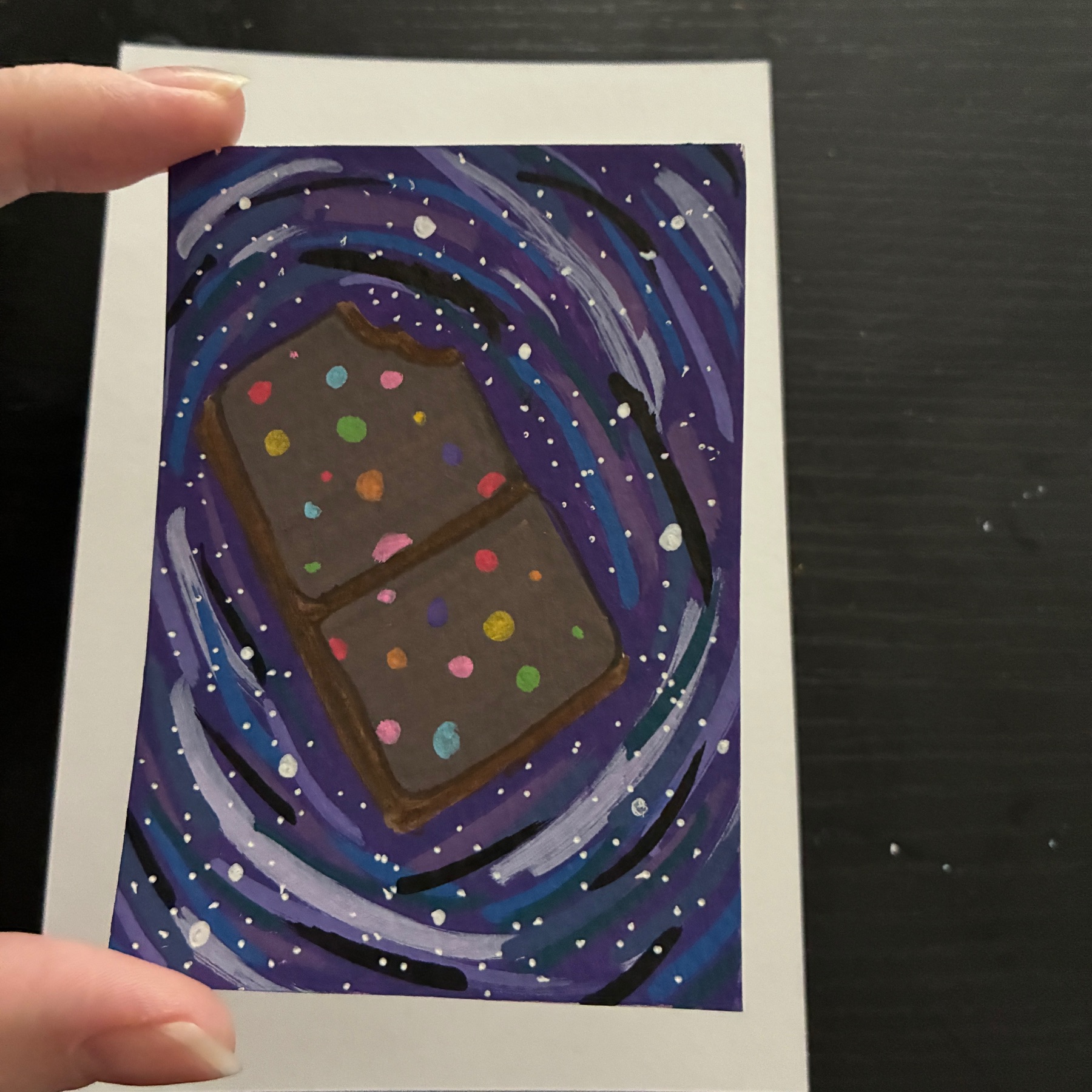 Cosmic Brownie aceo art card