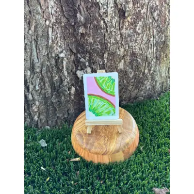 Summer Kiwi aceo art card thumbnail 1