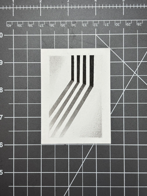 Study in Angles (5/5) aceo art card thumbnail 2