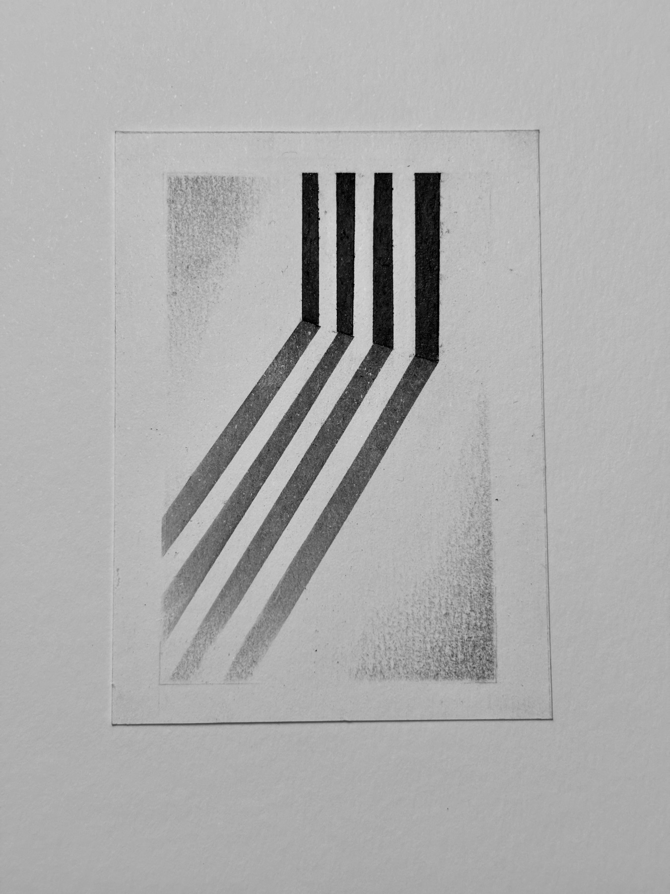 Study in Angles (5/5) aceo art card