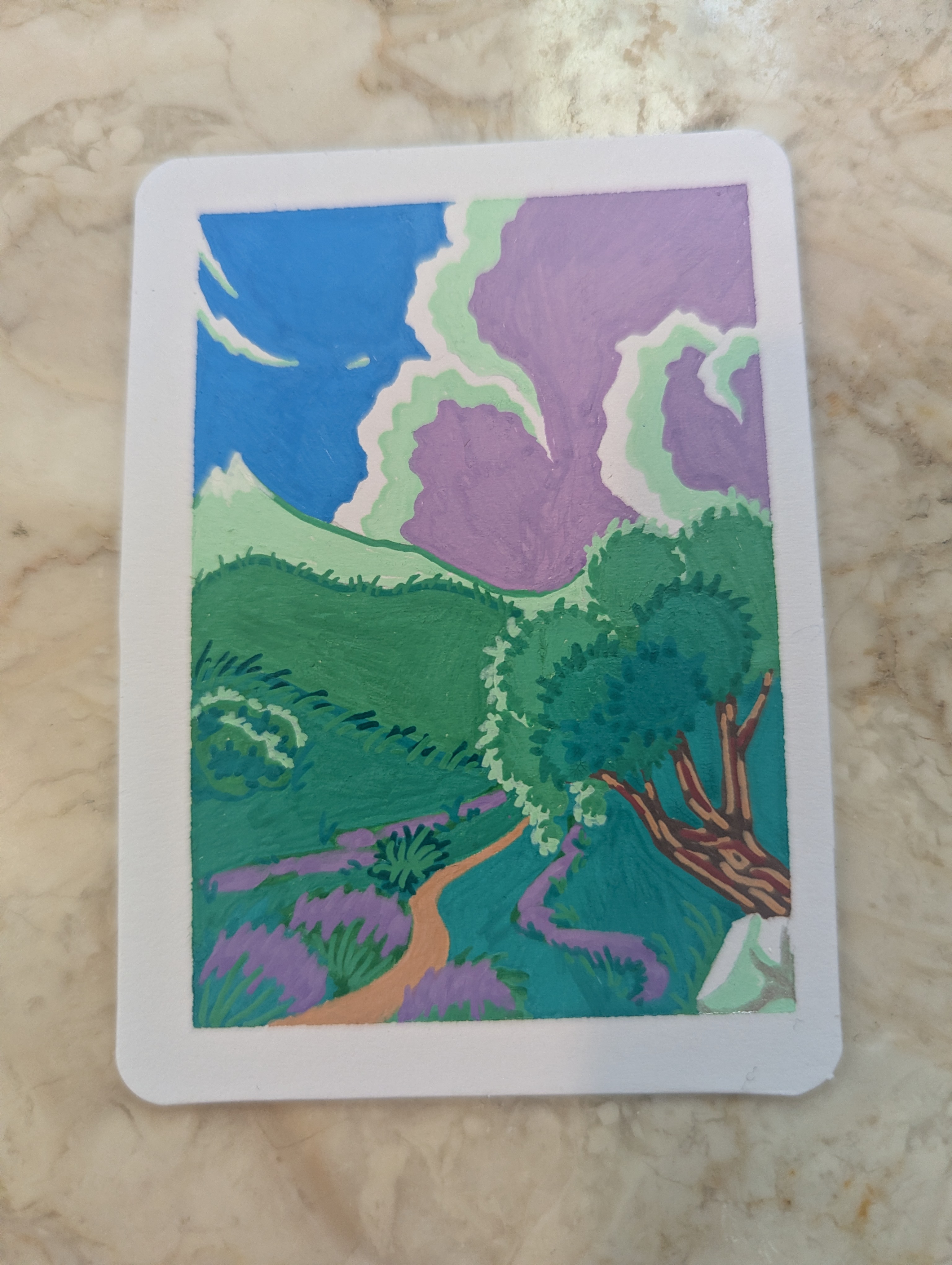 Surreal Dreams, 1 of 4 aceo art card