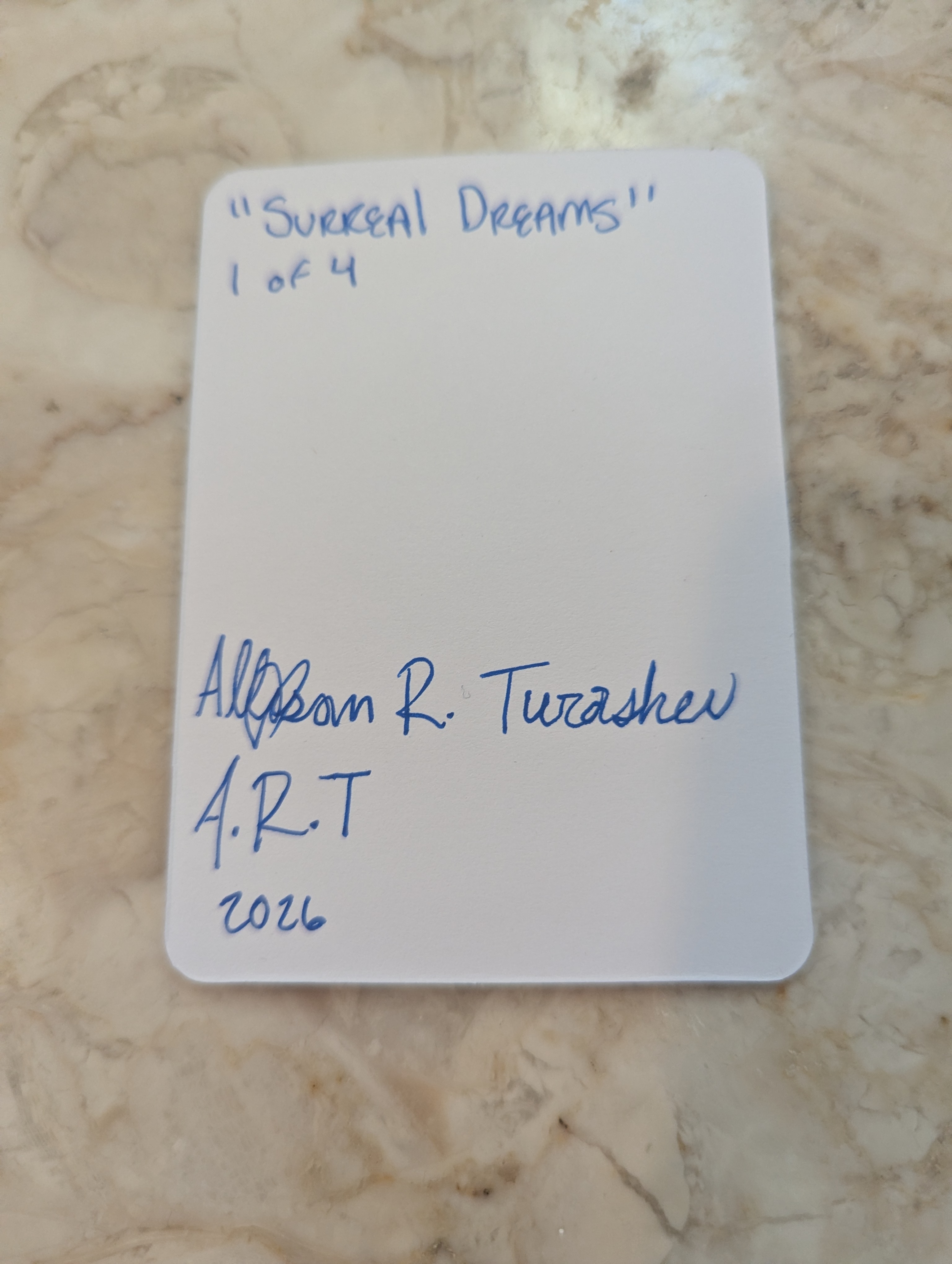Surreal Dreams, 1 of 4 aceo art card thumbnail 2