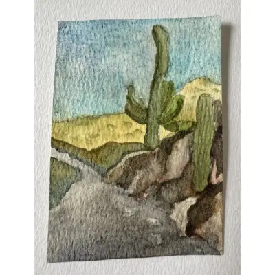 Arizona II aceo art card thumbnail 1
