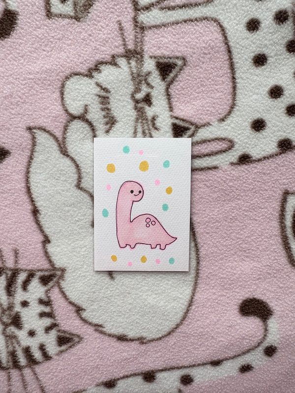 Little Dino aceo art card