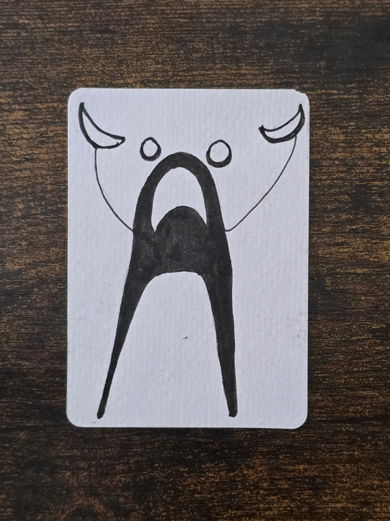 Screamer aceo art card