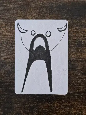 Screamer aceo art card thumbnail 1