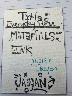 Everyday Purse aceo art card thumbnail 4