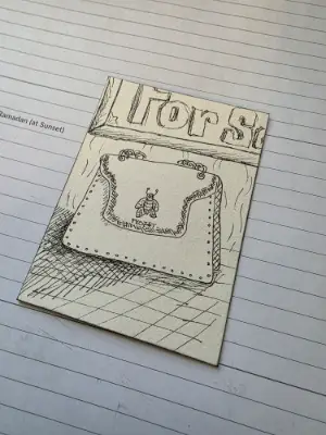 Everyday Purse aceo art card thumbnail 1