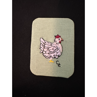 Little chicken! aceo art card thumbnail 1