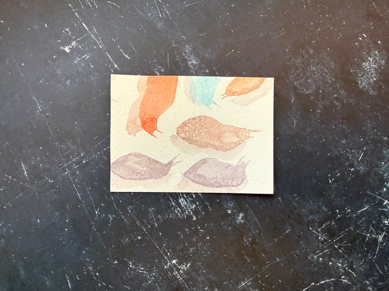 Slug Party aceo art card