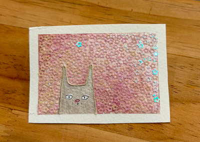 Skitty 3 aceo art card thumbnail 1
