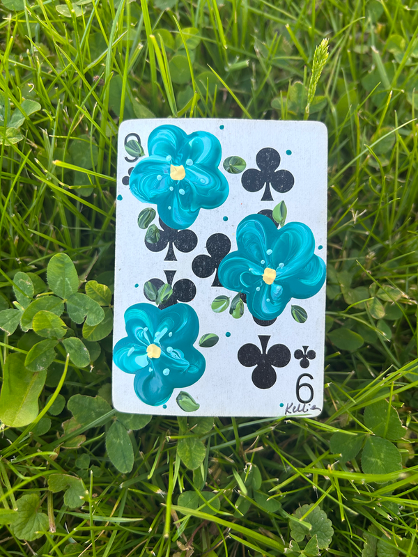 Aqua Nines 🌼 aceo art card