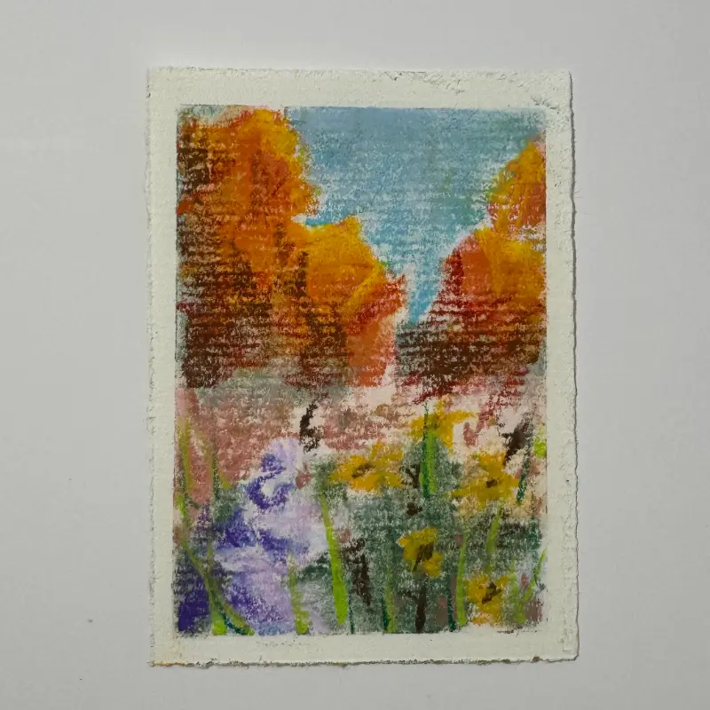 My Girl's Field aceo art card