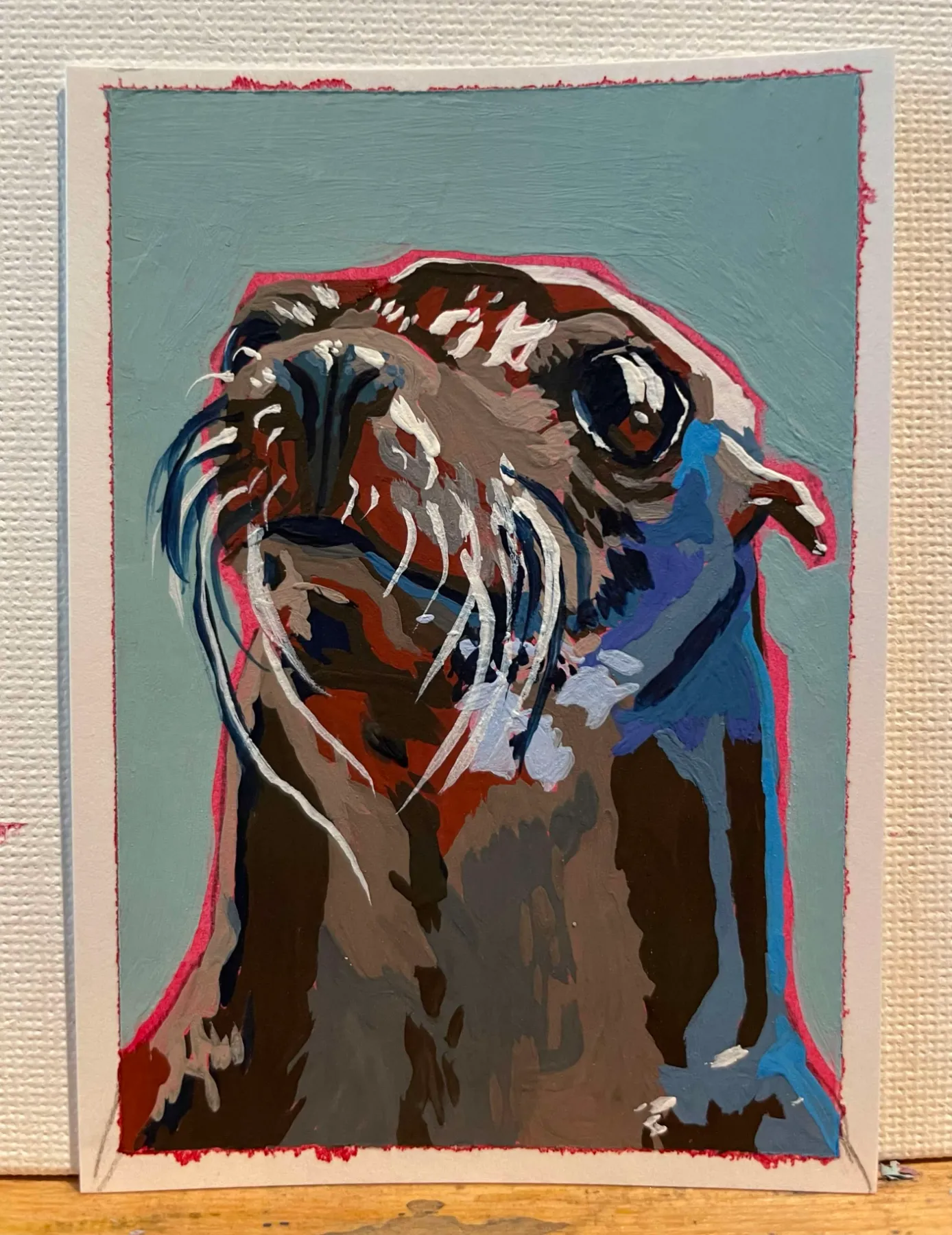 Sea Lion aceo art card