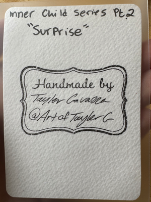 Surprise aceo art card thumbnail 2