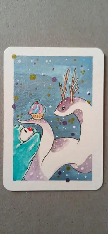Draconian Sweets 2 of 3 aceo art card