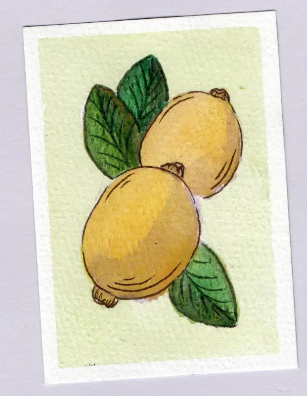 The Perfect Citrus aceo art card
