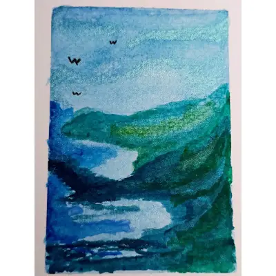 Forgotten cove aceo art card thumbnail 2