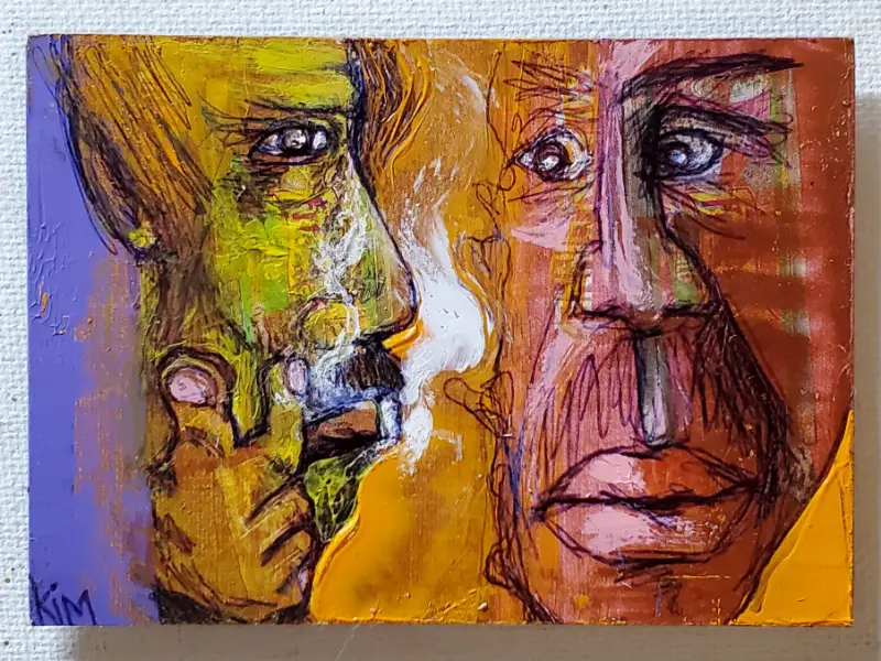 CUBAN CIGAR aceo art card