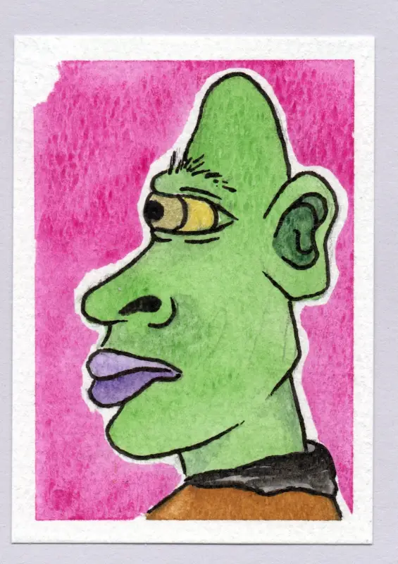 JONATHAN aceo art card