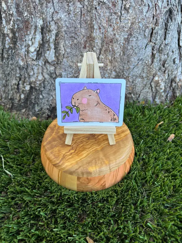 Chompin' Caby aceo art card
