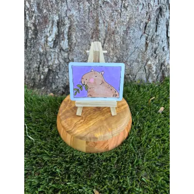 Chompin' Caby aceo art card thumbnail 1