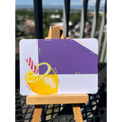 Angular Appetite: Lemon Stick aceo art card thumbnail 1