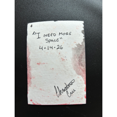 I Need More Space aceo art card thumbnail 2