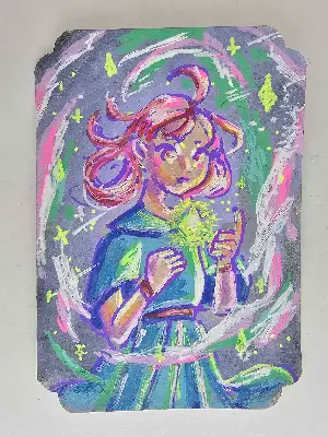 Inner Light aceo art card thumbnail 1
