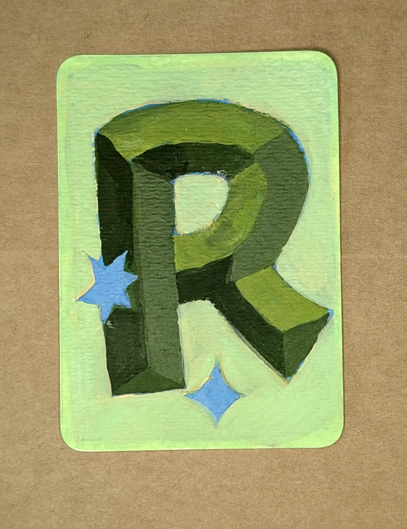 Sparkle R #1 aceo art card