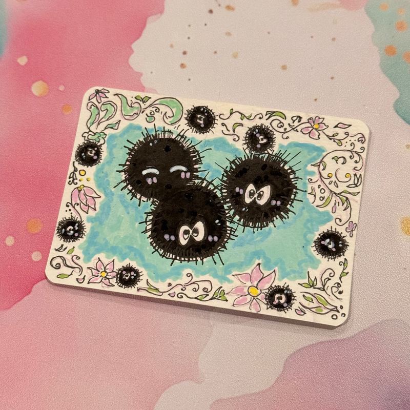Soot soot! aceo art card