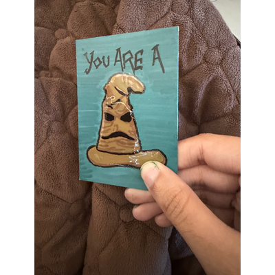Double Sided Hogwarts Ravenclaw ACEO AThingCalledWhimsy aceo art card thumbnail 2