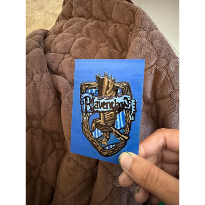 Double Sided Hogwarts Ravenclaw ACEO AThingCalledWhimsy aceo art card thumbnail 1