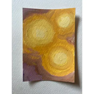 Three Suns aceo art card thumbnail 3